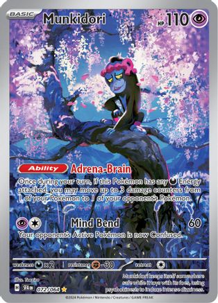 Munkidori 072  - Holofoil SV Shrouded Fable - Illustration Rare