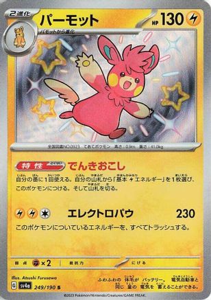 Pawmot - 249/190 (249/190) - SV4a Shiny Treasure ex Holofoil