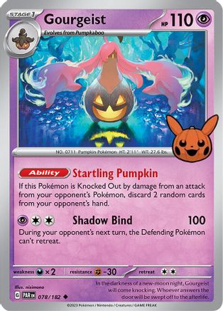 Gourgeist 078  Trick or Trade BOOster Bundle 2024 - Uncommon
