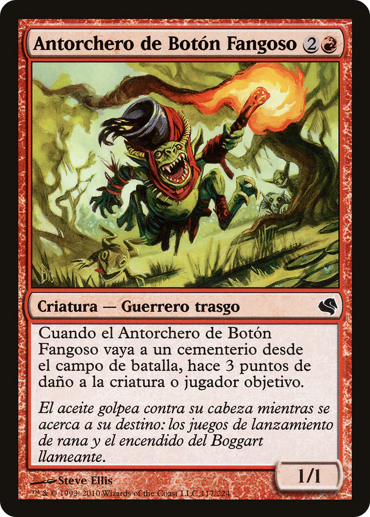 Mudbutton Torchrunner (Spanish) - "Antorchero de Boton Fangoso" (PS11-117) - Salvat 2011