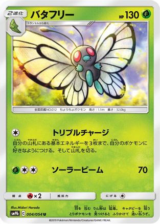 Butterfree (004/054) - SM9b Full Metal Wall
