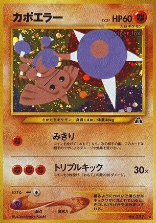 Hitmontop  - Crossing the Ruins Holofoil