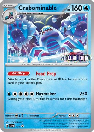 Crabominable 134  - Holofoil SV Scarlet & Violet Promo Cards - Promo