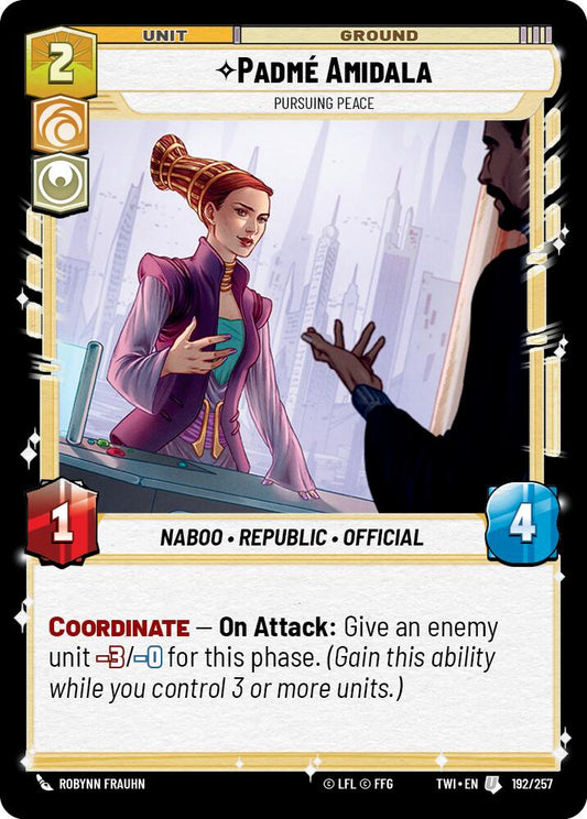 Padme Amidala - Pursuing Peace (192/257) (192/257) [Twilight of the Republic]