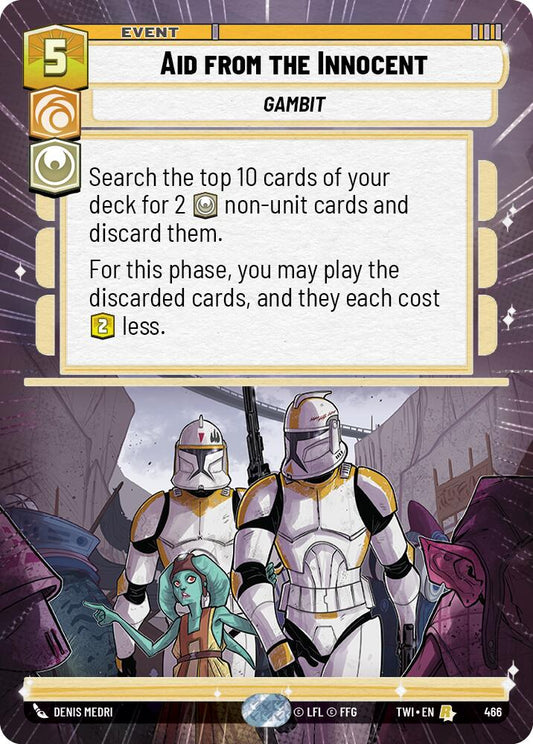 Aid from the Innocent (466) (Hyperspace) (466) [Twilight of the Republic]