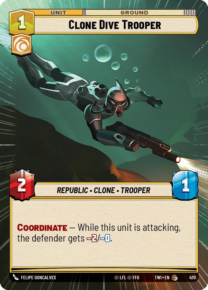 Clone Dive Trooper (470) (Hyperspace) (470) [Twilight of the Republic]