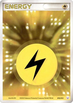 Basic Lightning Energy - 010/015 (010/015) - Gift Box Mew  Lucario Mew Quarter Deck