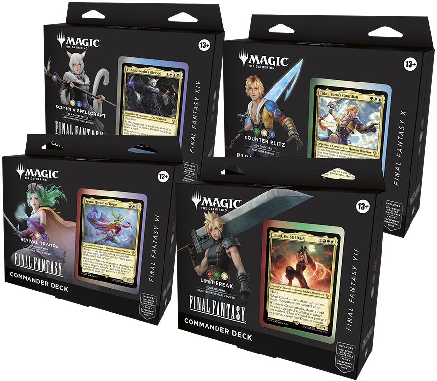 FINAL FANTASY - Commander Decks (Set of 4)