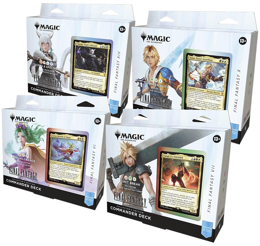 FINAL FANTASY - Commander Deck: Collector's Edition (Set of 4)