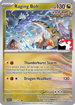 Raging Bolt 111  Prize Pack Series Cards - Rare