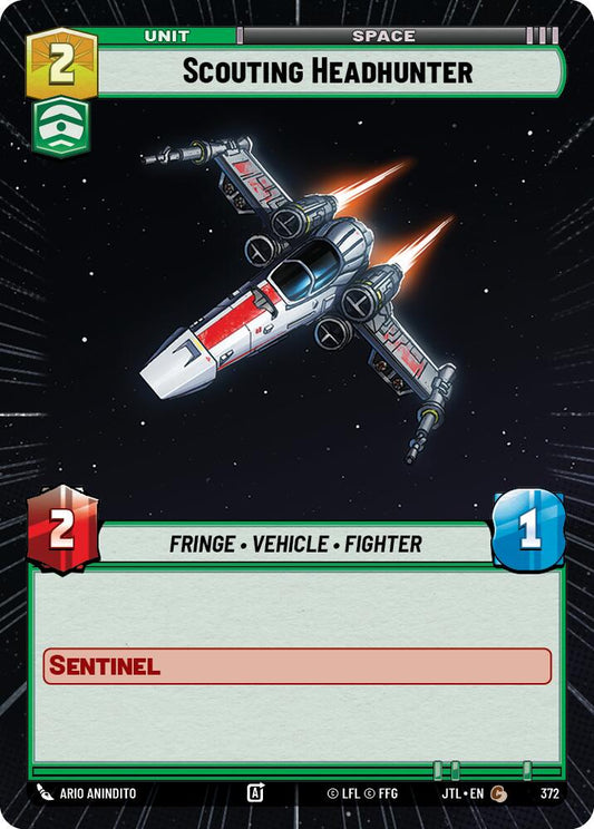 Scouting Headhunter (372) (Hyperspace) (372) [Jump to Lightspeed]
