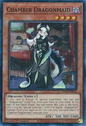 Chamber Dragonmaid (RA04-EN032) - Quarter Century Stampede 1st Edition