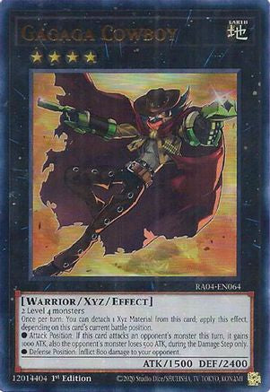 Gagaga Cowboy (UR) (RA04-EN064) - Quarter Century Stampede 1st Edition