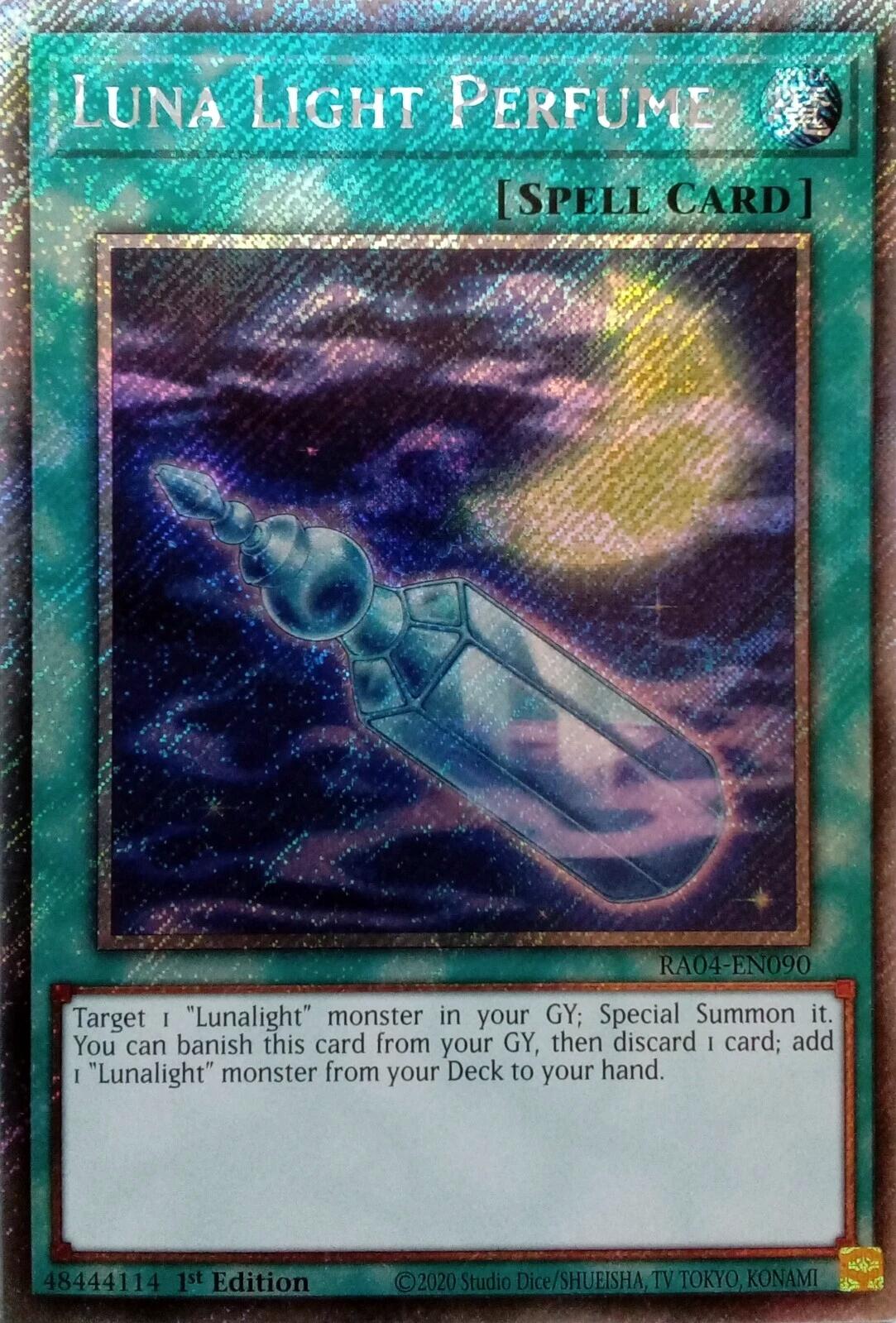 Luna Light Perfume [RA04-EN090] Platinum Secret Rare