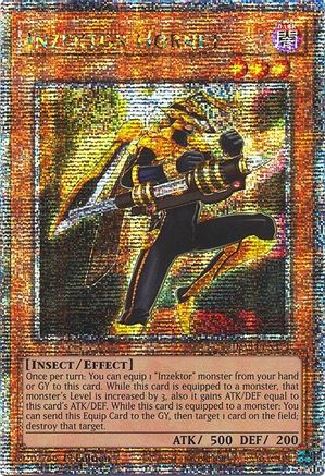 Inzektor Hornet (Quarter Century Secret Rare) (RA04-EN171) - Quarter Century Stampede 1st Edition