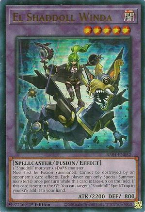 El Shaddoll Winda (UR) (RA04-EN052) - Quarter Century Stampede 1st Edition