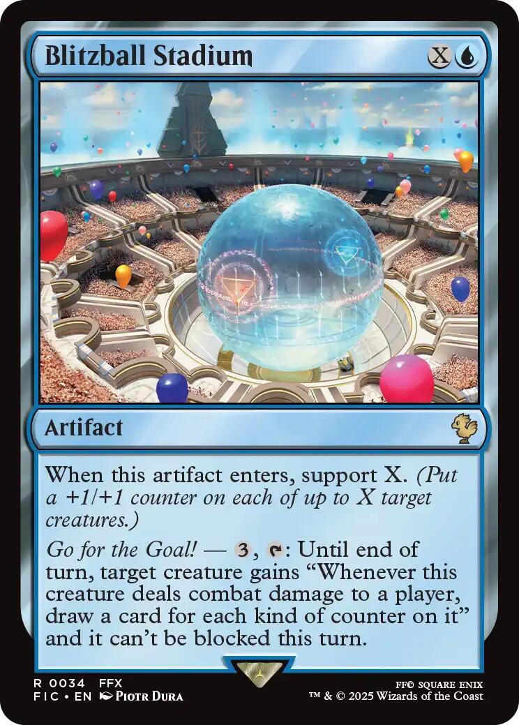 Blitzball Stadium (Surge Foil) [FINAL FANTASY Commander]