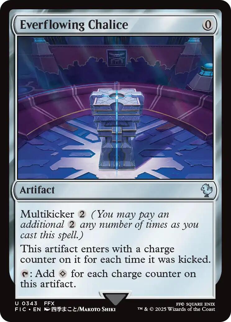 Everflowing Chalice (Surge Foil) [FINAL FANTASY Commander]