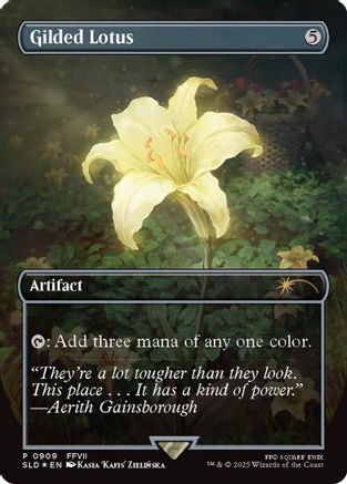 Gilded Lotus (Rainbow Foil) (909) [Secret Lair Drop Series]