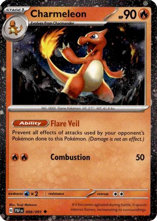 Charmeleon (Cosmos Holo) 008/091  - Holofoil Miscellaneous Cards & Products - Uncommon