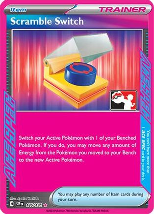Scramble Switch 186  - Holofoil Prize Pack Series Cards - ACE SPEC Rare