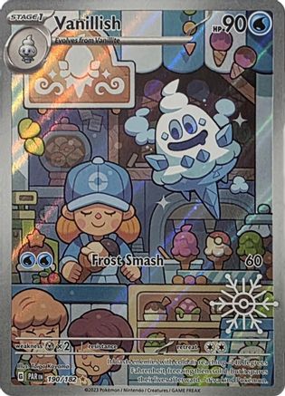 Vanillish (Holiday Calendar) 190/182  - Holofoil Miscellaneous Cards & Products - Illustration Rare