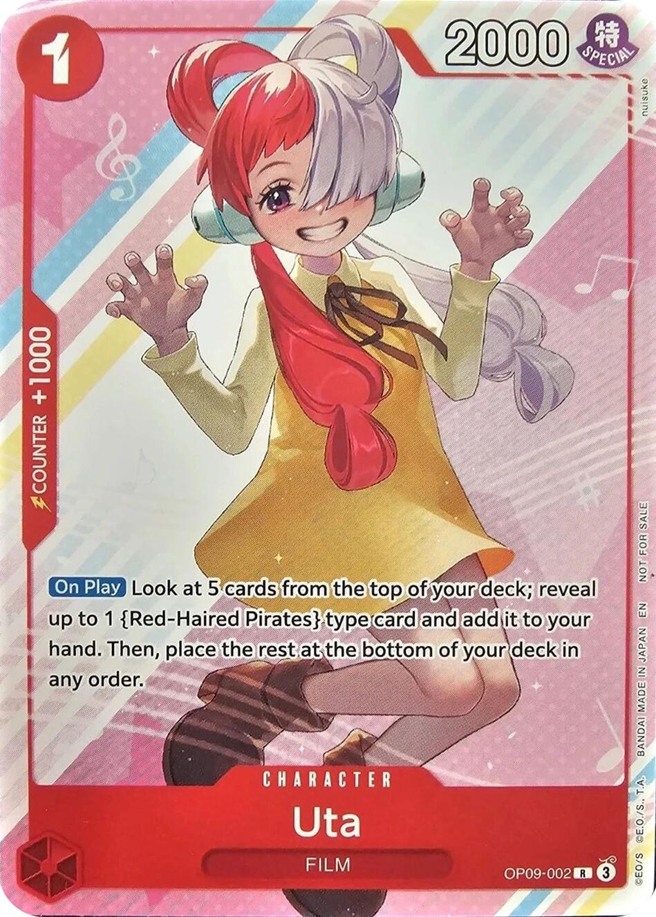 Uta (Welcome Pack Vol. 2) [One Piece Promotion Cards]
