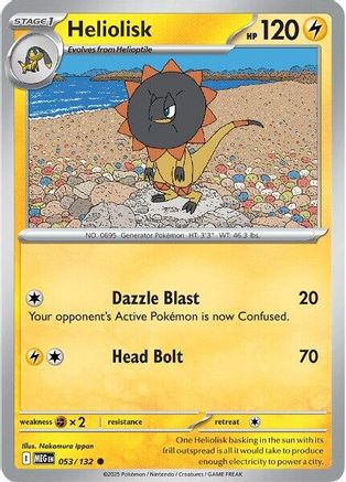 Heliolisk 053  ME01 Mega Evolution - Common
