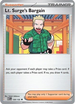 Lt. Surge's Bargain 120/132  ME01 Mega Evolution - Uncommon