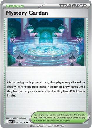 Mystery Garden 122/132  ME01 Mega Evolution - Uncommon