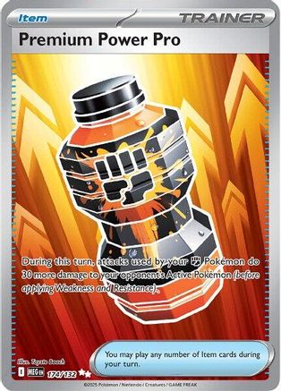 Premium Power Pro 174/132  - Holofoil ME01 Mega Evolution - Ultra Rare