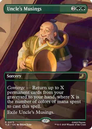 Uncle's Musings (Borderless) [Avatar: The Last Airbender: Eternal-Legal]