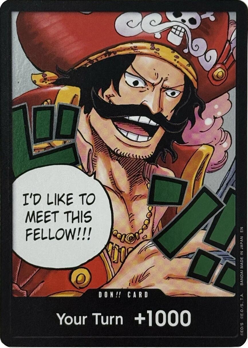 DON!! Card (Gol.D.Roger) [Carrying On His Will]