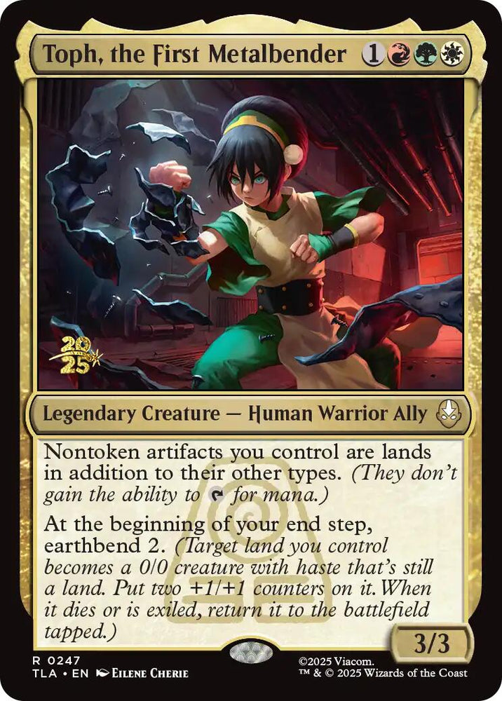 Toph, the First Metalbender [Avatar: The Last Airbender Prerelease Cards]