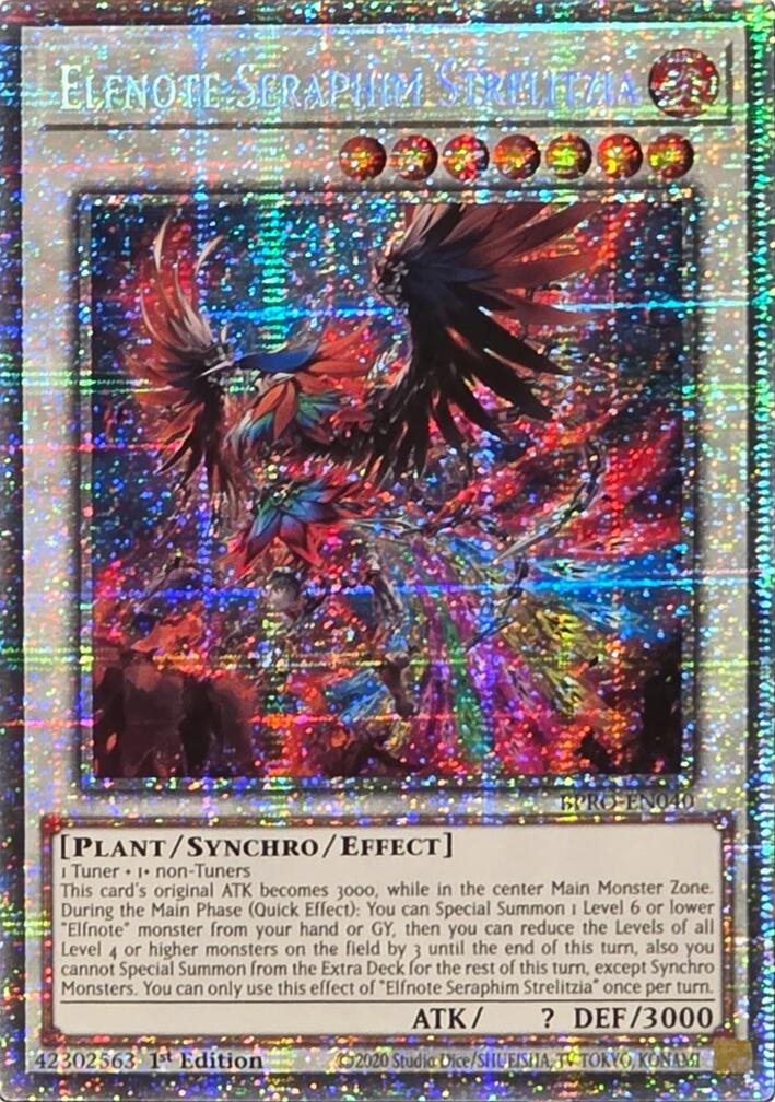 Elfnote Seraphim Strelitzia (Starlight Rare) [BPRO-EN040] Starlight Rare