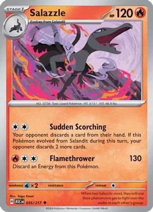 Salazzle 035/217  ME Ascended Heroes - Uncommon