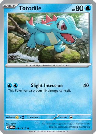 Totodile 041  ME Ascended Heroes - Common