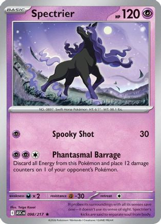 Spectrier 098  - Holofoil ME Ascended Heroes - Rare