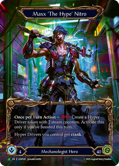 Maxx 'The Hype' Nitro [GEM105] (GEM Pack 4)  Cold Foil