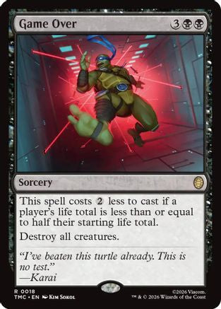Game Over [Teenage Mutant Ninja Turtles Commander]