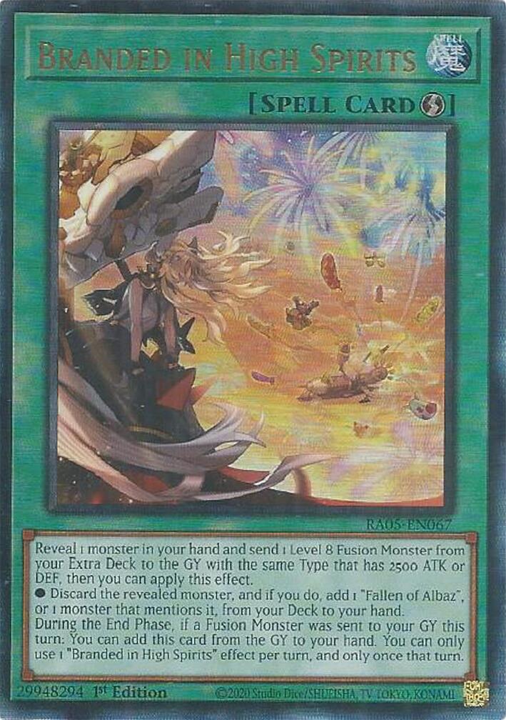 Branded in High Spirits (Ultimate Rare) [RA05-EN067] Ultimate Rare