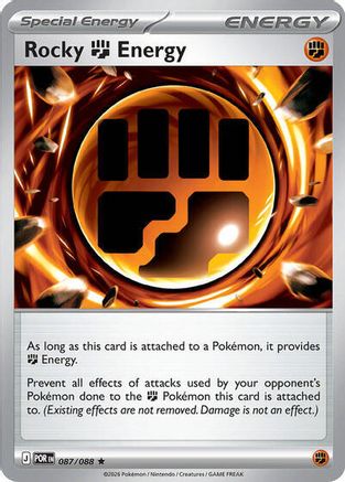 Rocky Fighting Energy (Non-Holo) 087/088  Deck Exclusives - Rare