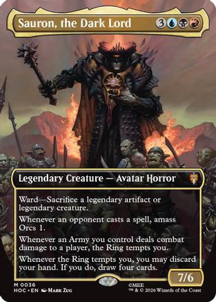 Sauron, the Dark Lord (Borderless) [The Hobbit: Eternal-Legal]