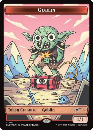Goblin Token (2421) [Secret Lair Drop Series]