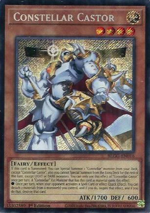 Constellar Castor (BLGG-EN016) - Battles of Legend: Glorious Gallery 1st Edition