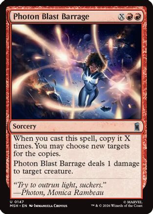Photon Blast Barrage [Marvel Super Heroes]