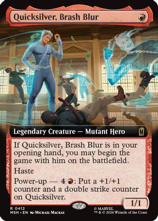 Quicksilver, Brash Blur (Extended Art) [Marvel Super Heroes]
