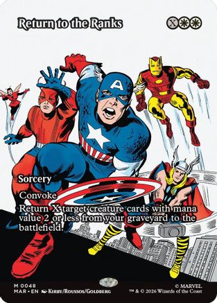 Return to the Ranks (Borderless) [Marvel Universe: Eternal-Legal]