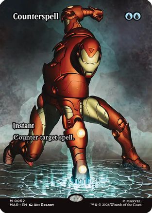 Counterspell (Borderless) (0052) [Marvel Universe: Eternal-Legal]