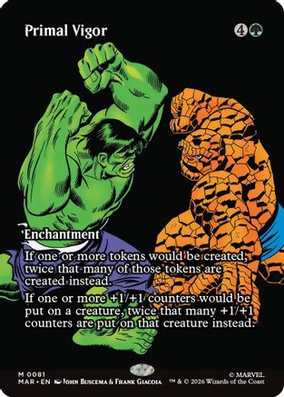 Primal Vigor (Borderless) [Marvel Universe: Eternal-Legal]